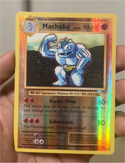 2016 Pokémon XY Evolutions #58 Machoke — front