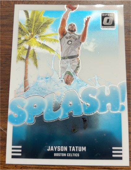 2024-25 Donruss Optic #11 Jayson Tatum Splash! — front