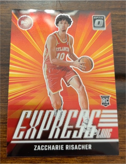 2024-25 Panini Donruss Optic #23 Zaccharie Risacher Express Lane — front