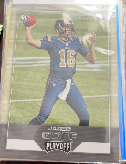 2016 Panini Playoff #201 Jared Goff Rookie Card — front