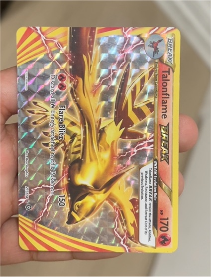 2016 Pokémon XY Steam Siege #21 Talonflame BREAK — front