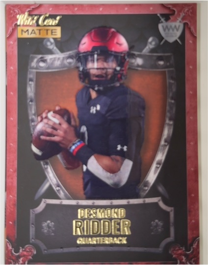 2022 Wild Card Matte #WW-12 Desmond Ridder — front