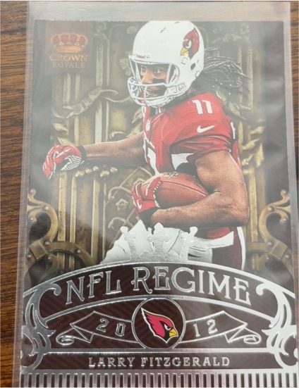 2012 Panini Crown Royale NFL Regime #21 Larry Fitzgerald — front