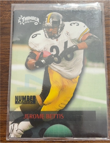 1998 SkyBox Thunder Number Crushers #2NC Jerome Bettis — front