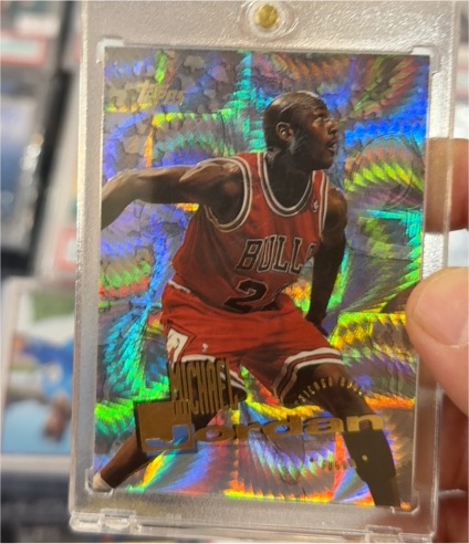 1995-96 Topps #277 Michael Jordan Power Boosters — front