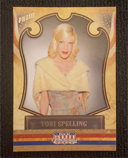 2011 Panini Americana #29 Tori Spelling — front