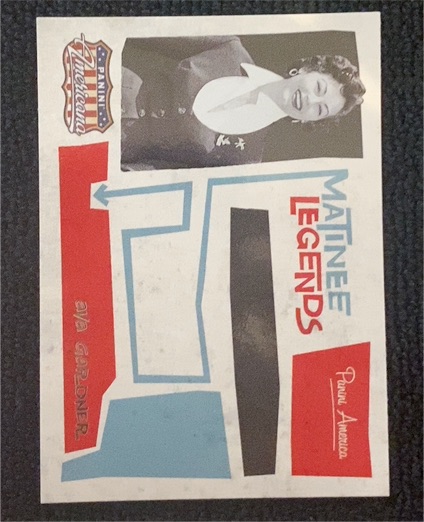 2011 Panini Americana Matinee Legends Ava Gardner — front