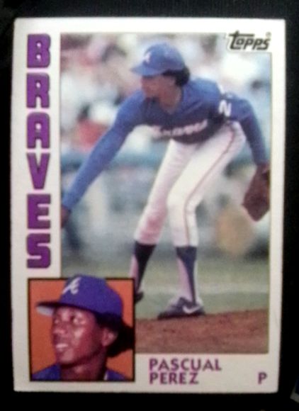 1984 Topps #675 Pascual Perez Atlanta Braves — front