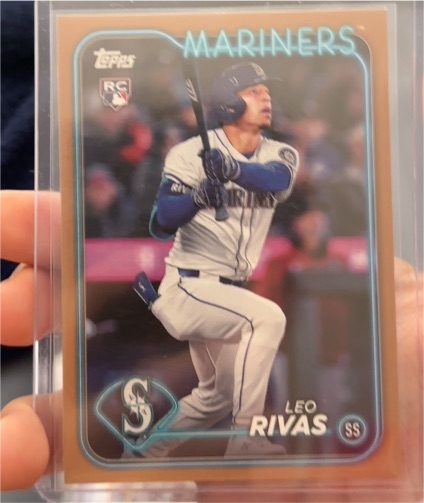 2024 Topps Chrome Update #USC76 Leo Rivas — front