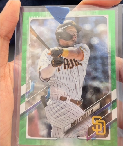 2021 Topps Update #US208 Brian O'Grady — front