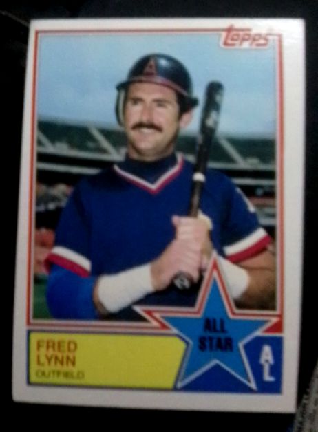 1983 Topps #392 Fred Lynn — front