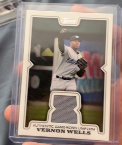 2008 Topps Retail Relics #TR-VW Vernon Wells — front