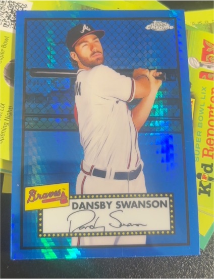 2021 Topps Chrome Platinum Anniversary #241 Dansby Swanson — front
