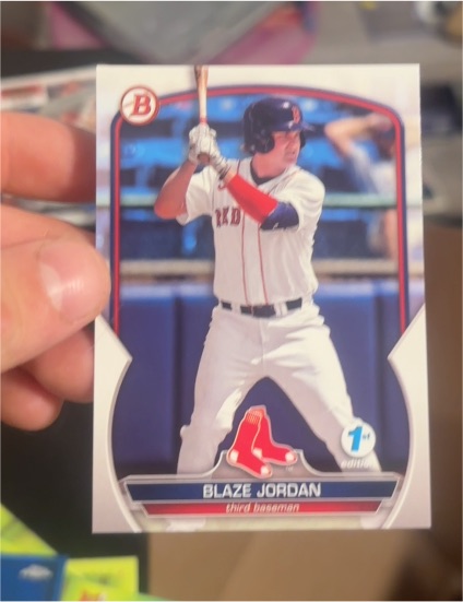 2023 Bowman 1st Edition #BP-101 Blaze Jordan — front