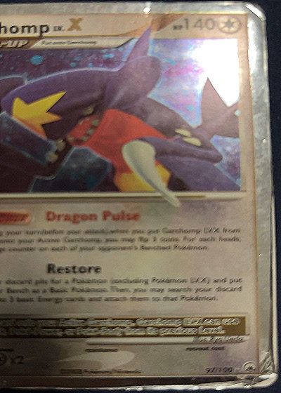 2008 Pokémon DP4 #97 Garchomp LV.X — front