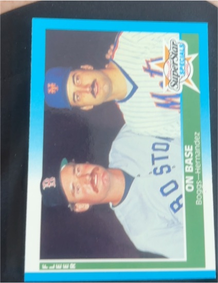 1987 Fleer #637 Wade Boggs / Keith Hernandez — front
