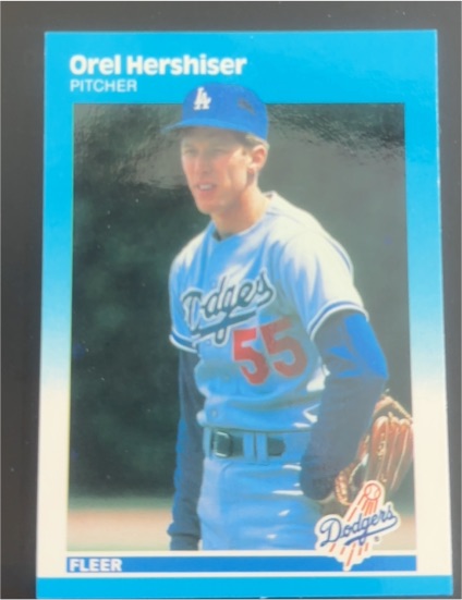 1987 Fleer #441 Orel Hershiser — front