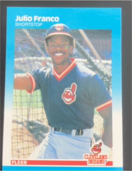 1987 Fleer #251 Julio Franco — front