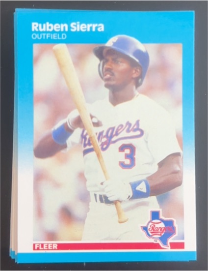 1987 Fleer #138 Ruben Sierra — front
