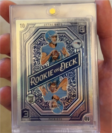 2024 Panini Donruss Elite Rookie On Deck #3 Drake Maye — front