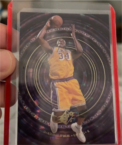 1999-00 SPx SPxtreme #X14 Shaquille O'Neal — front
