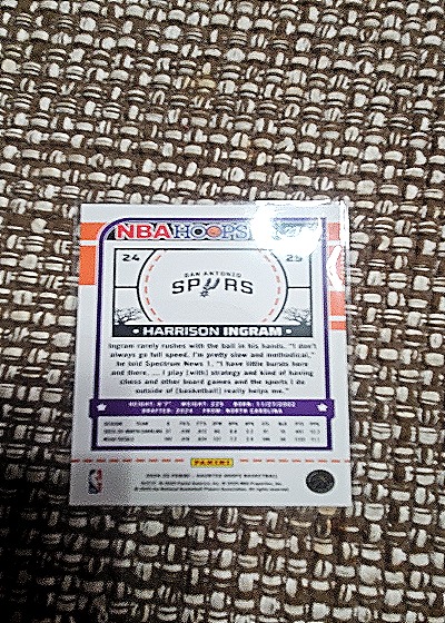 2024-25 Panini NBA Hoops #24 Harrison Ingram — back