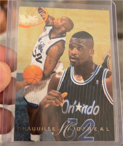 1995-96 Fleer Flair #97 Shaquille O'Neal — front