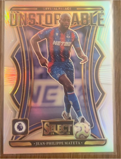 2024 Panini Select Premier League #16 Jean-Philippe Mateta Unstoppable Silver Prizm — front