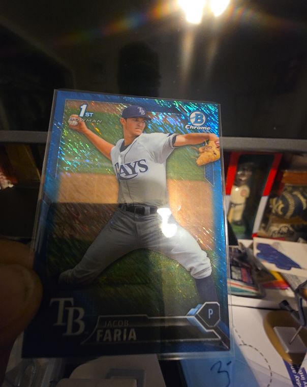 2024 Bowman Chrome #P Jacob Faria — front