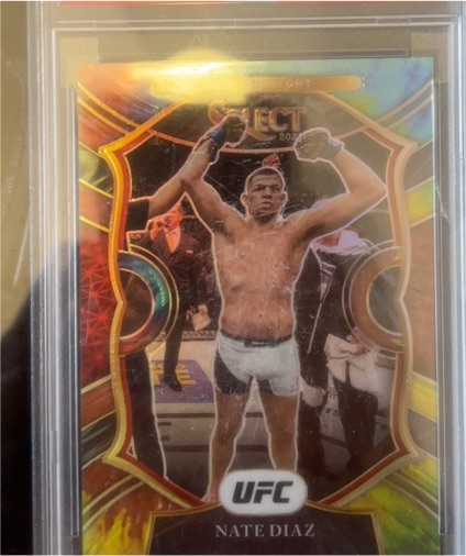 2021 Panini Select UFC Nate Diaz — front