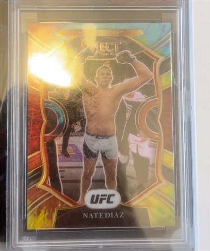 2021 Panini Select UFC #39 Nate Diaz — front