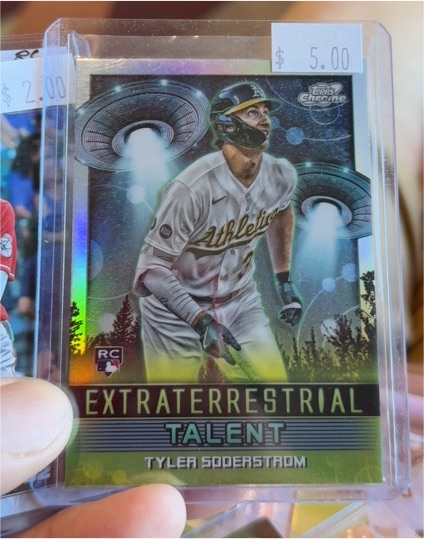 2024 Topps Cosmic Chrome Extraterrestrial Talent #ET-25 Tyler Soderstrom — front