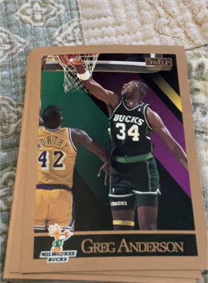 1990-91 Skybox #155 Greg Anderson — front