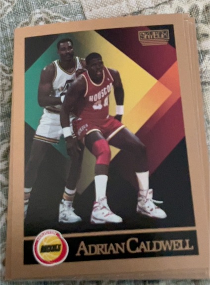 1990-91 SkyBox #106 Adrian Caldwell — front
