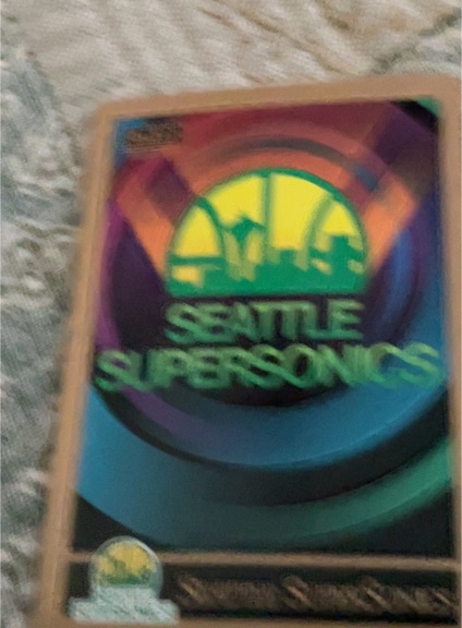 1990 Skybox #352 Seattle Supersonics Team Checklist — front