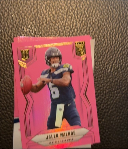 2025 Panini Donruss Elite #131 Jalen Milroe Pink Parallel Rookie Card — front
