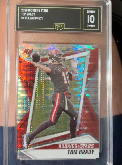 2021 Panini Rookies & Stars #11 Tom Brady Pulsar Prizm — front