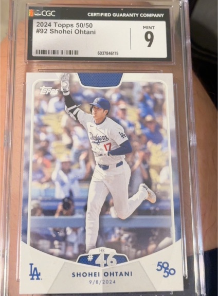 2024 Topps 50/50 #92 Shohei Ohtani — front