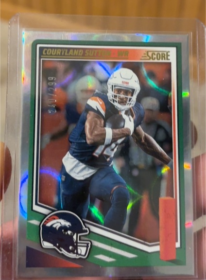 2025 Panini Score #286 Courtland Sutton — front