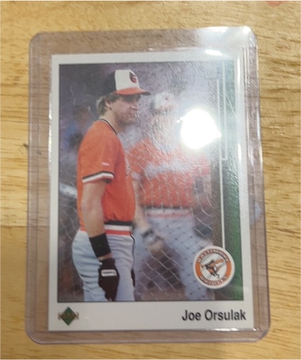 1989 Upper Deck #429 Joe Orsulak Baltimore Orioles — front