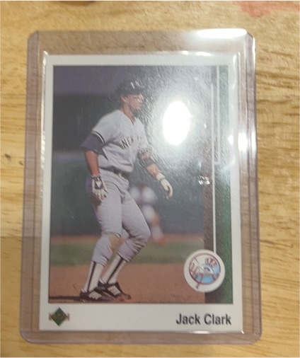 1989 Upper Deck #346 Jack Clark — front