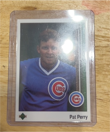 1989 Upper Deck #345 Pat Perry — front