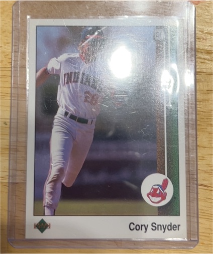 1989 Upper Deck #170 Cory Snyder — front
