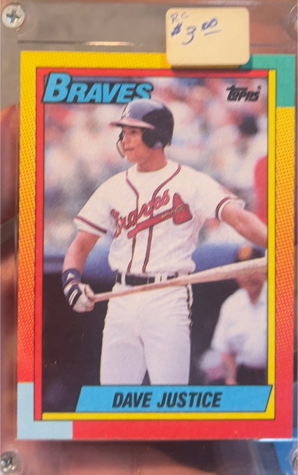 1990 Topps Traded #48T Dave Justice — front