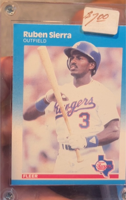 1987 Fleer #138 Ruben Sierra — front