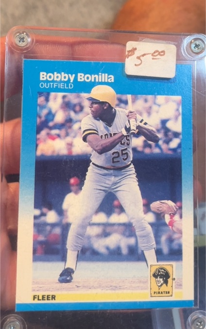 1987 Fleer #605 Bobby Bonilla — front