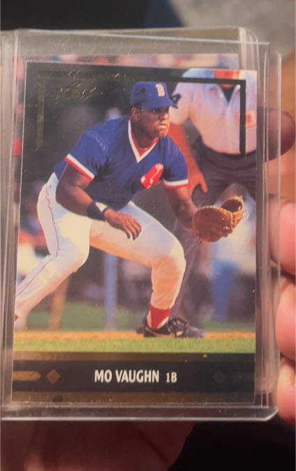 1991 Leaf Gold Rookies #BC7 Mo Vaughn — front
