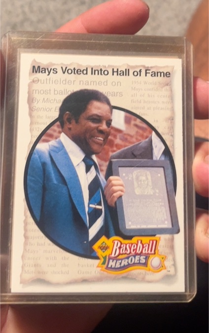 1993 Upper Deck Baseball Heroes #53 Willie Mays — front