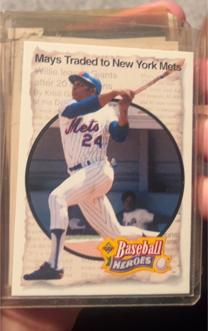 1992 Upper Deck Baseball Heroes #52 Willie Mays — front