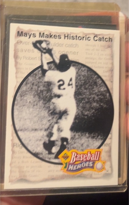 1993 Upper Deck Baseball Heroes #47 Willie Mays — front